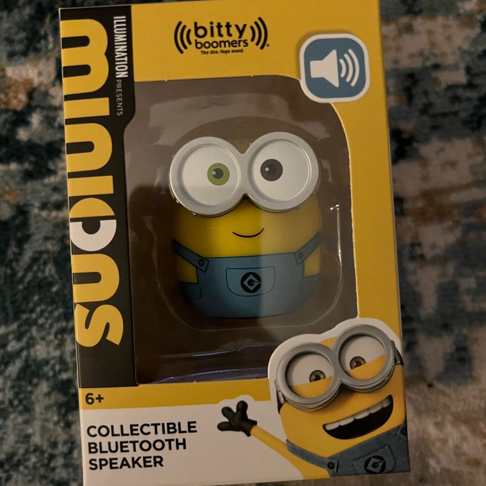 Whimsical Mini Minion Bluetooth Speaker—-New in Box!